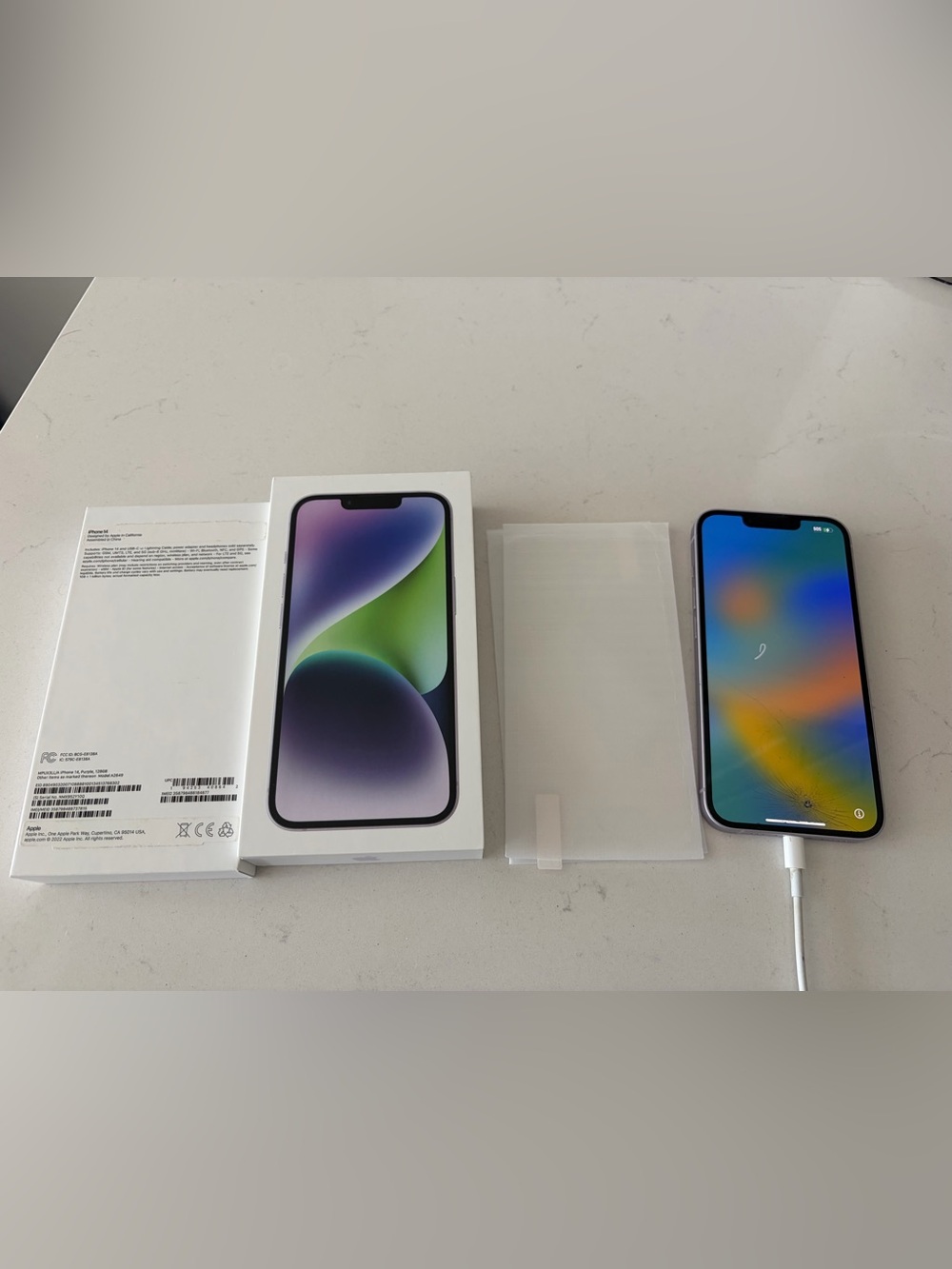 Purple Apple iPhone 14 128GB